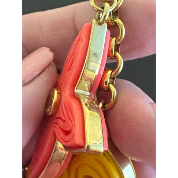 Louis Vuitton Resin Naïf Bag Charm in Jaune Passion w/Dustbag and COA - Picture 9 of 11